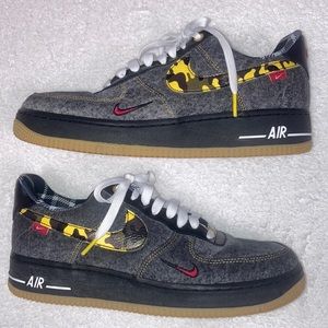 Nike Air Force 1 LV8(GS)  DB1964  camo denim remix SIZE: 9